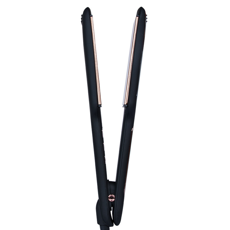 Cross-Border Exclusively For Lcd Display Infrared Hair Care Straightener Black Wide Plate Hair Straightener - Image 8