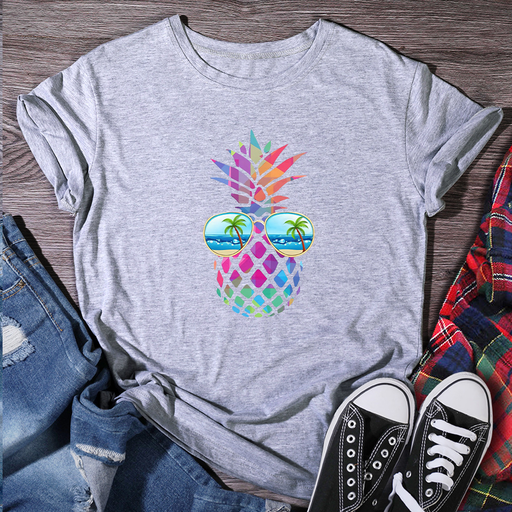 Eye Pineapple T-shirt Women - Image 4
