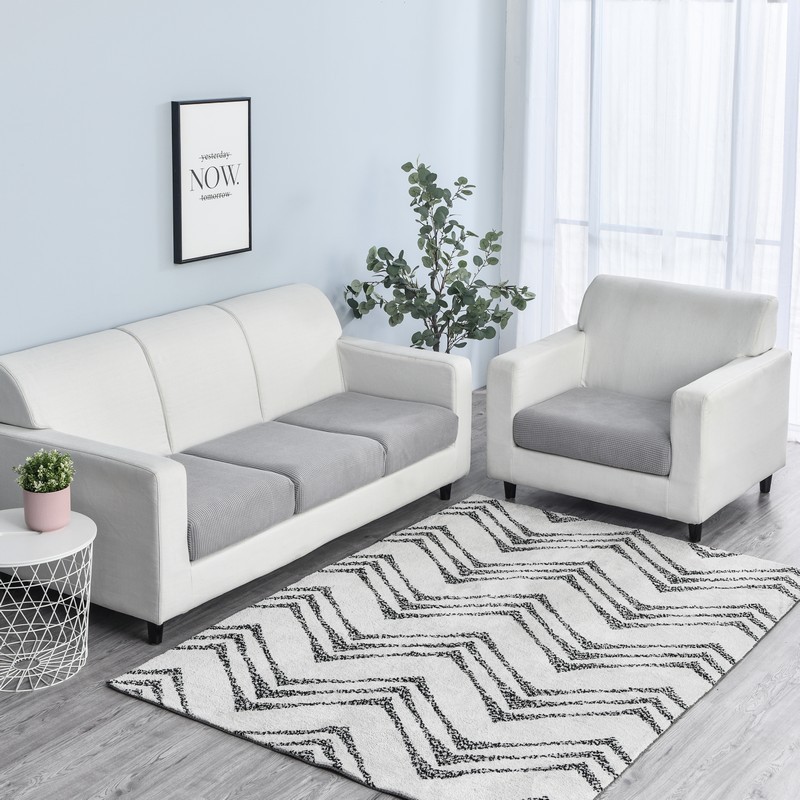 Corn Velvet Chaise Longue Combination Sofa Cover - Image 2