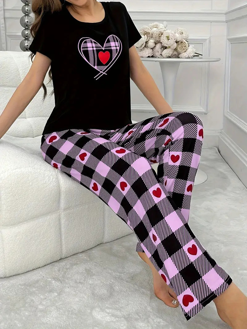 Womens Long Sleeve Longpants Pajama Set - Image 2