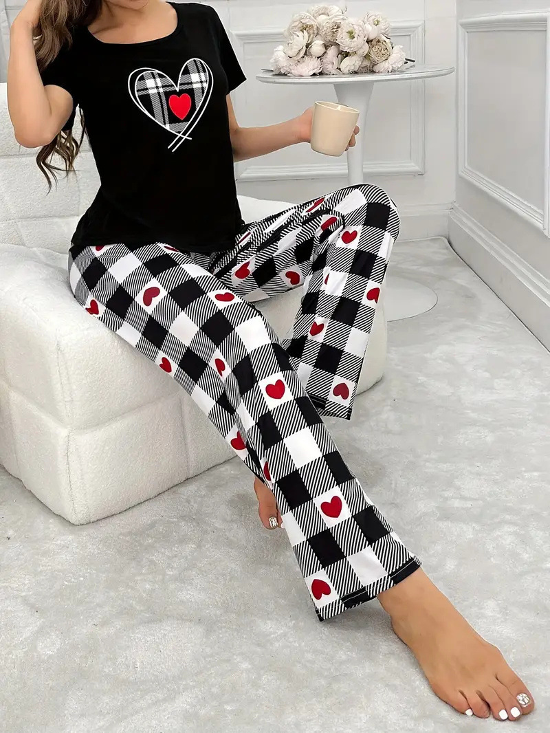 Womens Long Sleeve Longpants Pajama Set - Image 10