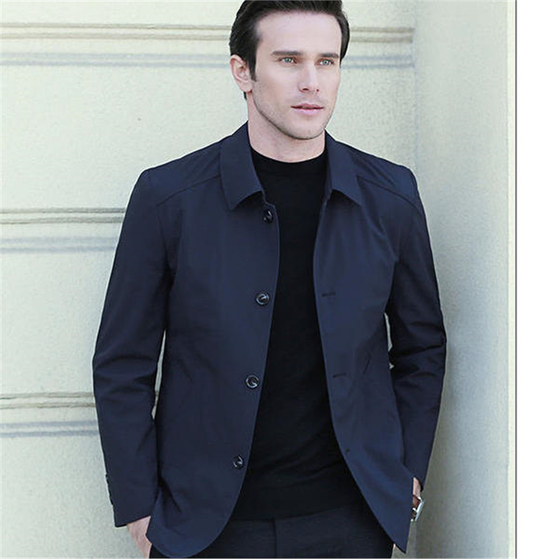 Turn-down Collar Dad-style Button-up Casual Summer Jacket - Image 9