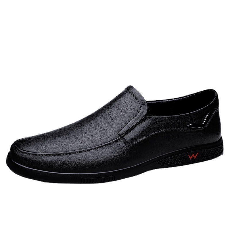 Large-size Mens Leather Shoes Trendy British Style - Image 8