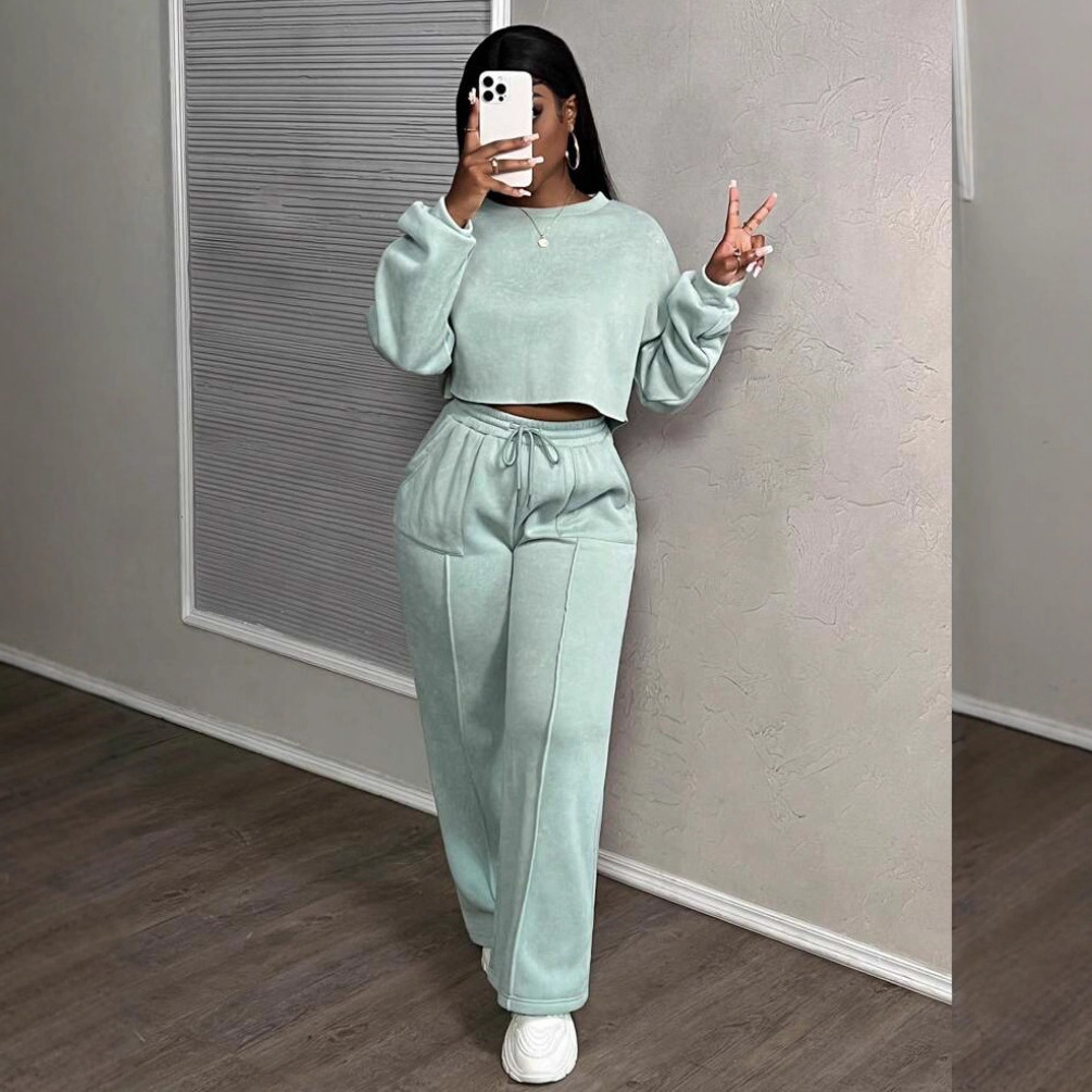 Fashionable Versatile Casual Womens Trousers - Image 4