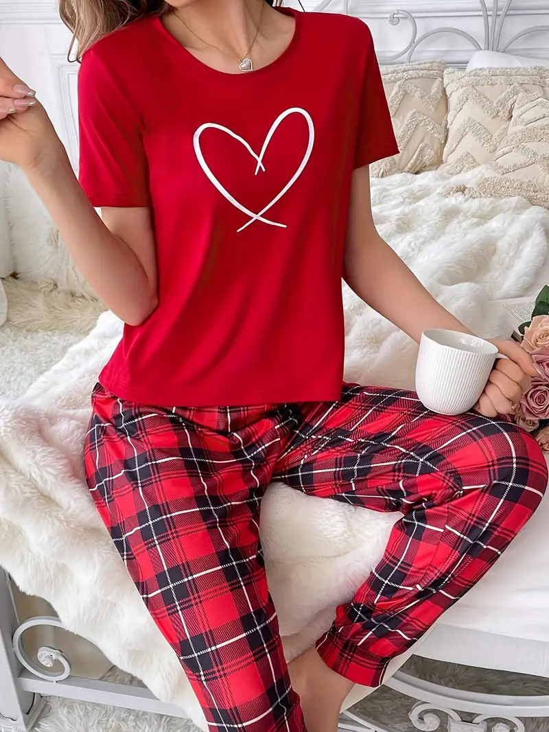 Womens Long Sleeve Longpants Pajama Set - Image 7