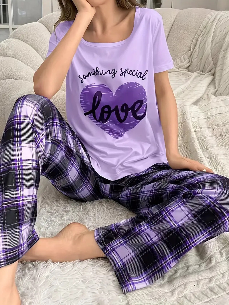 Womens Long Sleeve Longpants Pajama Set - Image 6