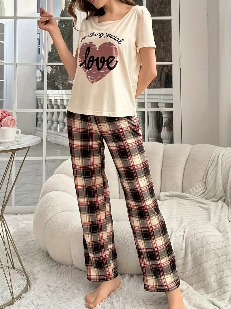 Womens Long Sleeve Longpants Pajama Set - Image 8