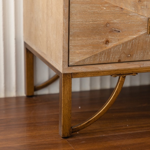 9 Drawers Dresser, Modern Dressers & Chests Of Drawers, TV Stand,Light Wood Dresser For Bedroom,Living Room,Hallway - Image 2