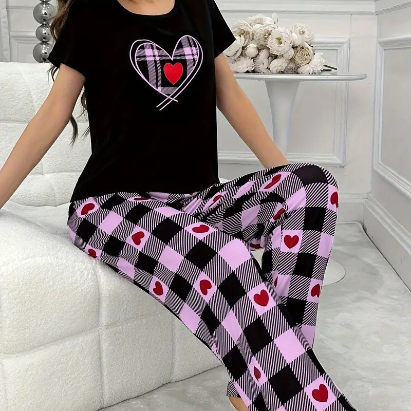 Womens Long Sleeve Longpants Pajama Set - Image 3