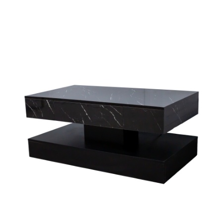 6.93IN High LED Coffee Table,Modern Coffee Table For Living Room,Living Room Tables,Large Living Room Furniture,LED Lights - Image 10