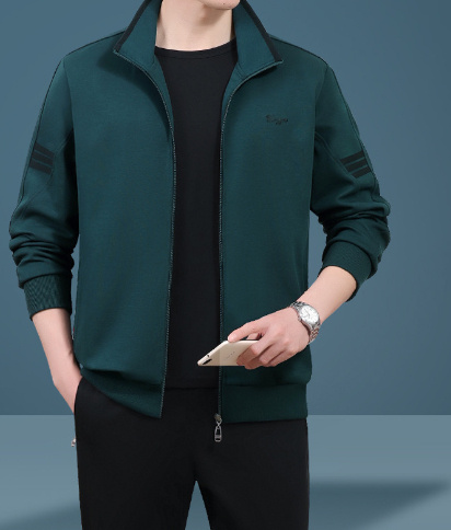 Dad Wear Middle-aged Men's High-end Casual Sportswear Three-piece Suit - Image 9