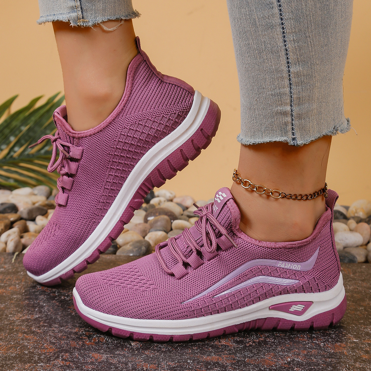 New Fashion Casual Sports Mesh Women's Shoes - Image 4